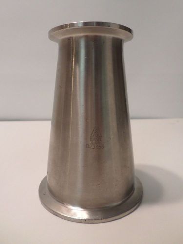 Triclamp concentric reducer 3&#034; to 2&#034; stainless steel for sale