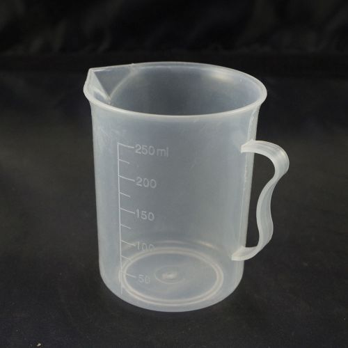 250ml plastic measuring cup graduated with handle new x2