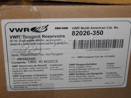 VWR Reagent Reservoirs 50 ml Disposable, Sterile,Cat. # 82026-350