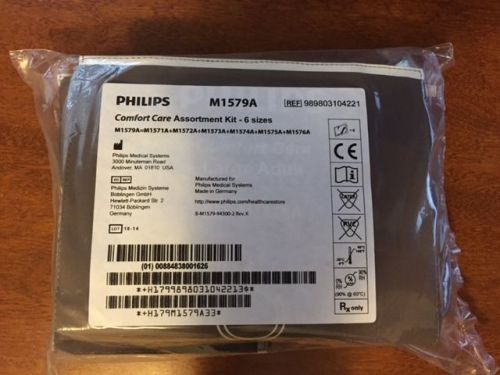 Philips Reusable NIBP Comfort BP Cuff Assortment M1579A - NEW - 6 Sizes