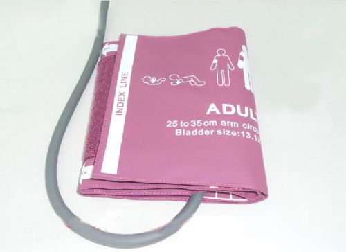 TUV CE New Red NIBP cuff, single tube with bag, 25-35cm