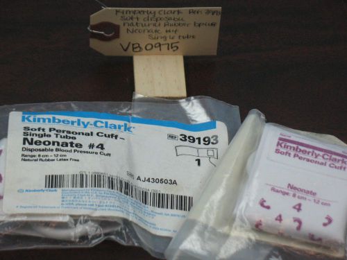 Kimberly Clark Soft Natural Rubber BP Cuff Neonate #4 Ref:39193
