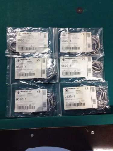 Respironics 9520-1 &amp; 6510-1 Lead Wires Reusable Electrodes Apnea Monitor
