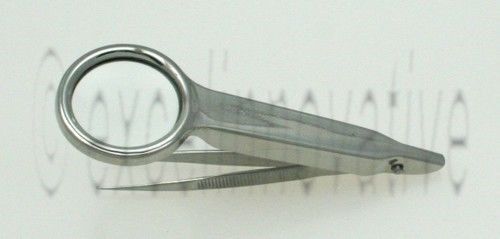 Splinter Forceps with Magnifying Glass, Vet Pet Surgical - SurgicalUSA