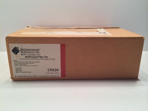 (960) new! sorenson bioscience multifit guard filter tips 15020 0.5-10 ul for sale