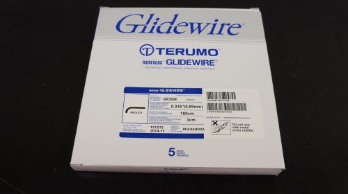 Terumo GR3508 Radifocus Glidewire 0.035” 180cm 3cm Angled ~ Box of 5