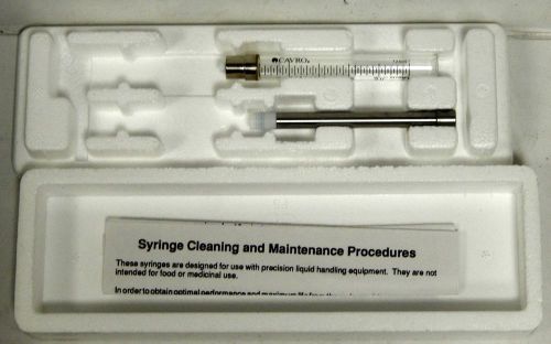 2 Cavro (Tecan) 725050 Syringe 2.5ml, With Teflon Tip Seal new