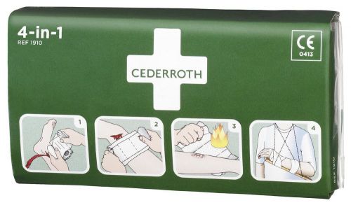 CEDERROTH 1910 4-In-1 Bloodstopper Dressing, First Aid, Bandage