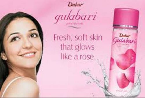Dabur Gulabari Premium Rose Water Natural Moisturizer Skin Soft 120 ML x 3