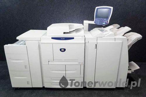 Xerox 4110 counter 3800k with hcf x2 - light production finisher september promo for sale