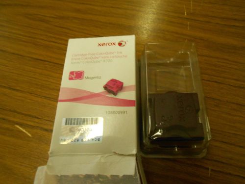 GENUINE XEROX COLORQUBE 8700 INK MAGENTA, 108R00991 (1-STICK) OPENED BOX