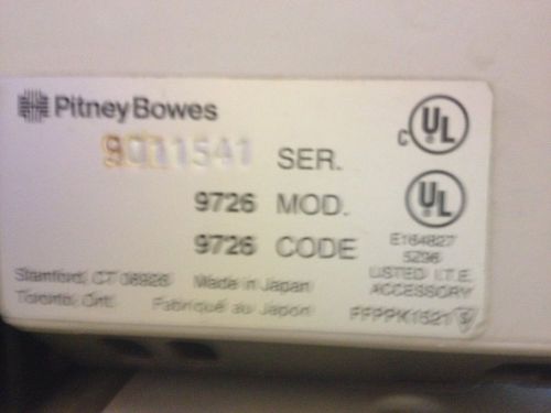 Pitney Bowes Copier/Printer Model 9726