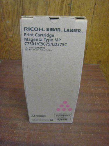 Ricoh Print Toner Cartridge Cyan Type MP C7501/C9075/LD375C FREE SHIPPING