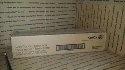NEW Genuine Xerox 006R01583 Black Toner 4110 4112 4127 4590 4595