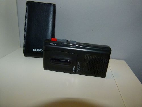 Sanyo micro cassette tape recorder trc 500a for sale