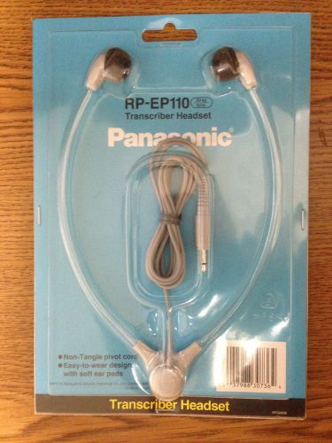 Panasonic RP-EP110 Transcriber Headset, #242