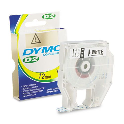 Dymo D2 Tape Cassette for Dymo Labelmakers 9000, 6000, PC-10 1/2&#034;x 32ft Wh 4 EA