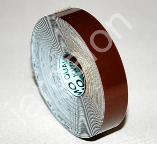 Dymo embossing tape 5201-08 glossy brown 3/8&#034; x 12 ft no cassette new label for sale