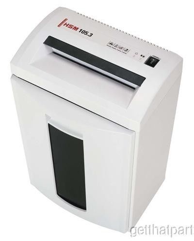 Hsm 105.3 strip-cut paper shredder 1291 new free shipping for sale