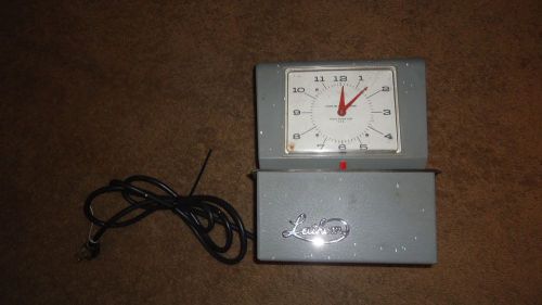 *vintage lathem punch clock (# 4003) works, no key for sale