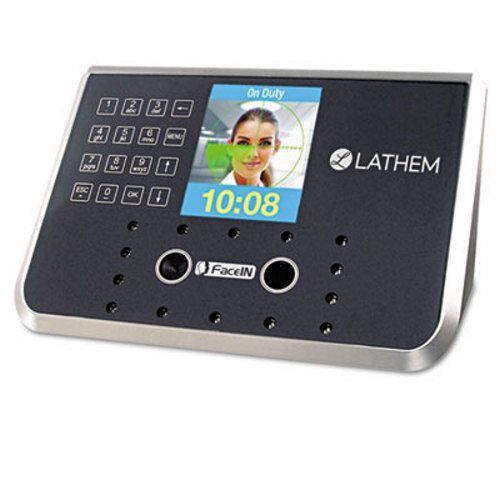 Lathem Time Face Recognition Clock System. 500 employees, Gray (LTHFR650KIT)