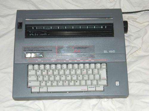 Smith Corona Electronic Typewriter # SL-460 with Keyboard Cover