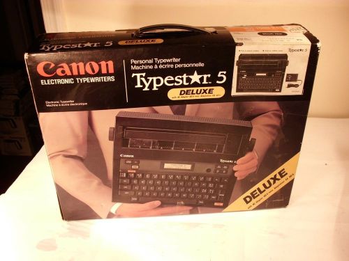Canon Typestar 5 Deluxe electronic typewriter