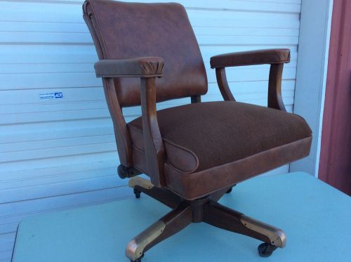 Midcentury industrial modern office desk swivel gf style  executive study chair for sale