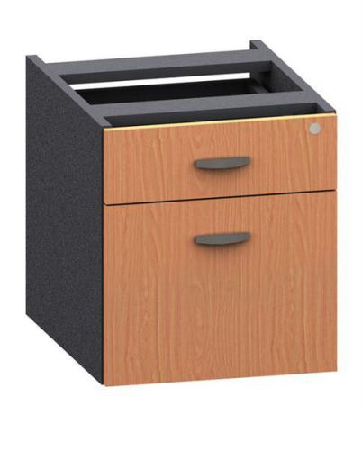 Stationery Wholesalers Ajax Fixed 1 Drawer File Pedestal White / Ironstone