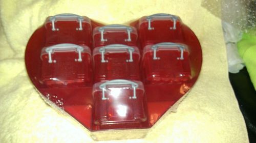 7~DRAWER REALLY USEFUL BOX ORGANIZER - SMALL HEART SHAPE - GREAT FOR CRAFTS etc