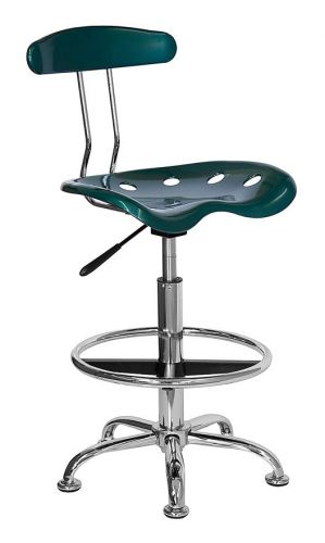 Drafting stool with molded tractor seat and back [id 3064599] for sale