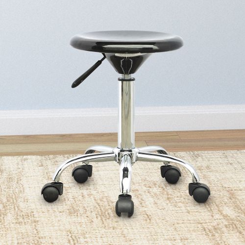 Corliving workspace height adjustable office stool set of 2 for sale