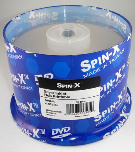 200 prodisc 8x dvd-r silver inkjet hub printable blank recordable dvd media disk for sale