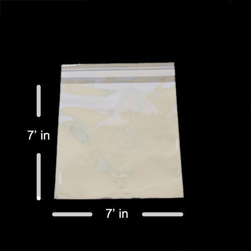 1000 Super Clear Premium 7&#034; x 7&#034; 1.5 Mil Thick Resealable Poly Bags S-11576