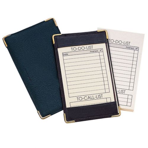 Royce leather deluxe pocket jotter - black for sale