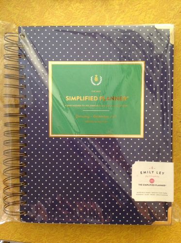 2015 Emily Ley Simplified DAILY Planner Navy Dot SOLD OUT