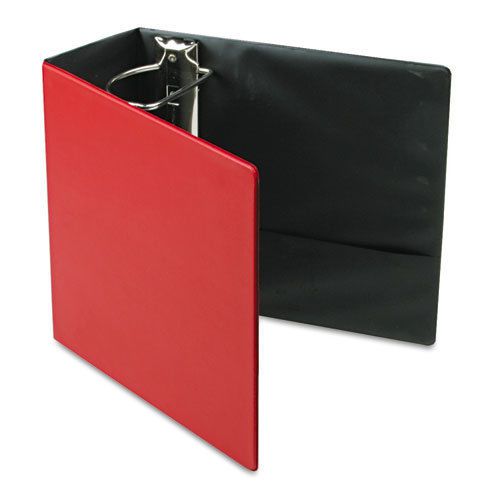 Easy open locking slant-d ring binder, 5&#034;, red for sale
