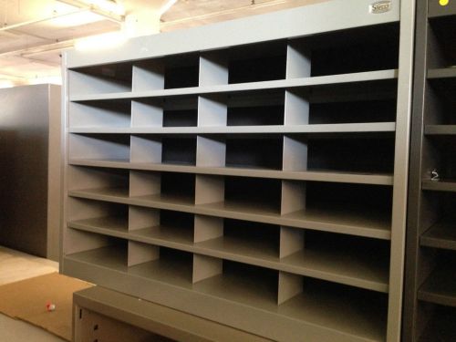 ***24 compartments mail organizer by safco in gray color metal*** for sale