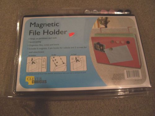 Clever cubicles magnetic file holder for sale