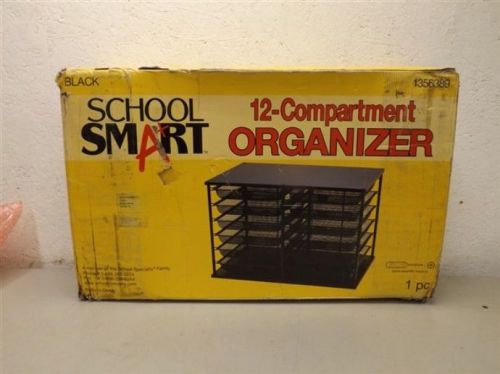 SCHOOL SMART: 12 COMPARTMENT ORGANIZER- NEW IN BOX!