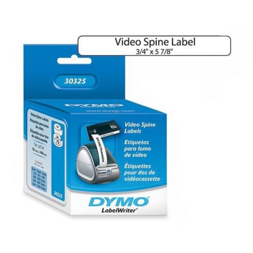 Dymo 30325 video spine 3/4&#034; x5 7/8&#034; for sale