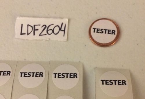50ct Circle &#034;TESTER&#034; Sticker Lable 5/8&#034; - Mary Kay business supply (lot #4)