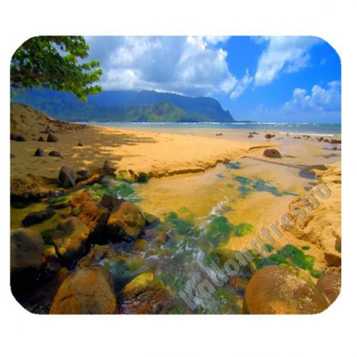 The Nature Beach Custom Mouse Pad Anti Slip for Gaming with Rubber backed