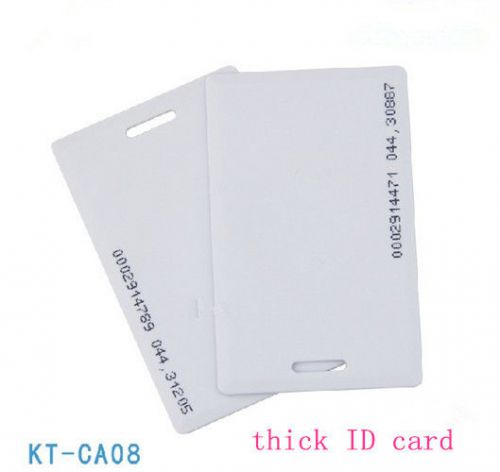 New 5 pcs Blank PVC Plastic Photo ID White Credit Card 30Mil thick id card