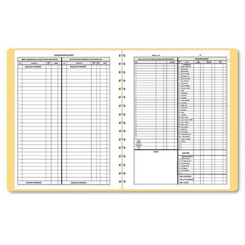 Dome bookkeeping record, tan vinyl cover, 128 pages, 8 1/2 x 11 pages for sale