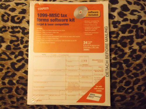 1099 - Misc Forms Plus Software for Tax Year 2011 / 1099 Tax Forms 24