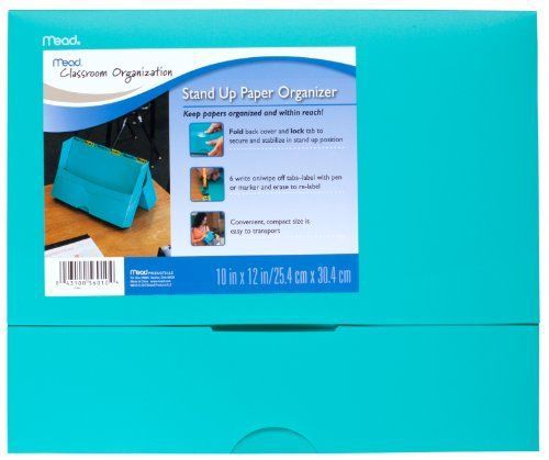 Stand Up Paper Organizer Teal Pact Size 72280