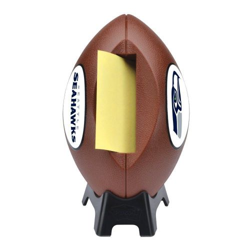Post-it Pop-Up Notes Dispenser for 3x3 Notes, Football Shape - Seattle Seahawks