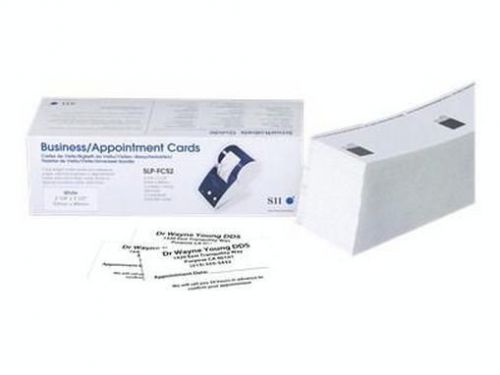 Seiko Instruments SLP-FCS2 - Appointment/business cards - white - 2.25  SLP-FCS2