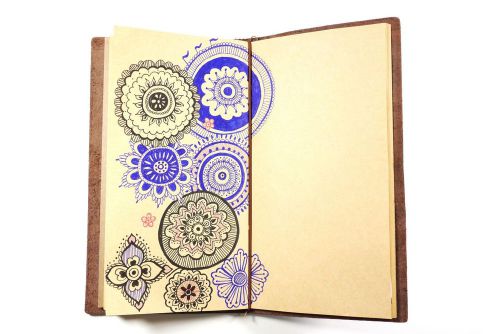 2-Pack Refills, FITS Midori Traveler&#039;s Notebook, Kraft Paper Blank  (Regular)